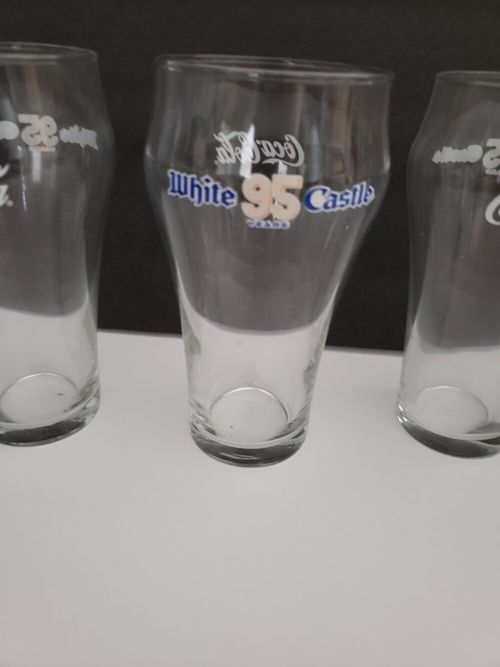 NEW Coca Cola Coke WHITE CASTLE Anniversary Bell Soda Glass - Picture 10 of 11